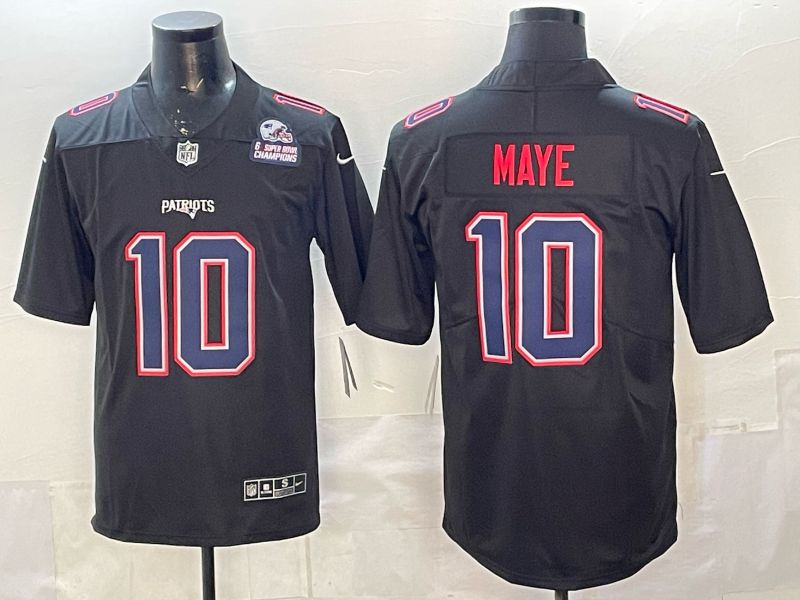 Men 2026 New England Patriots #10 Maye black Nike Limited NFL Jersey style 0023->new england patriots->NFL Jersey